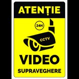 Indicator atentie video supraveghere cctv